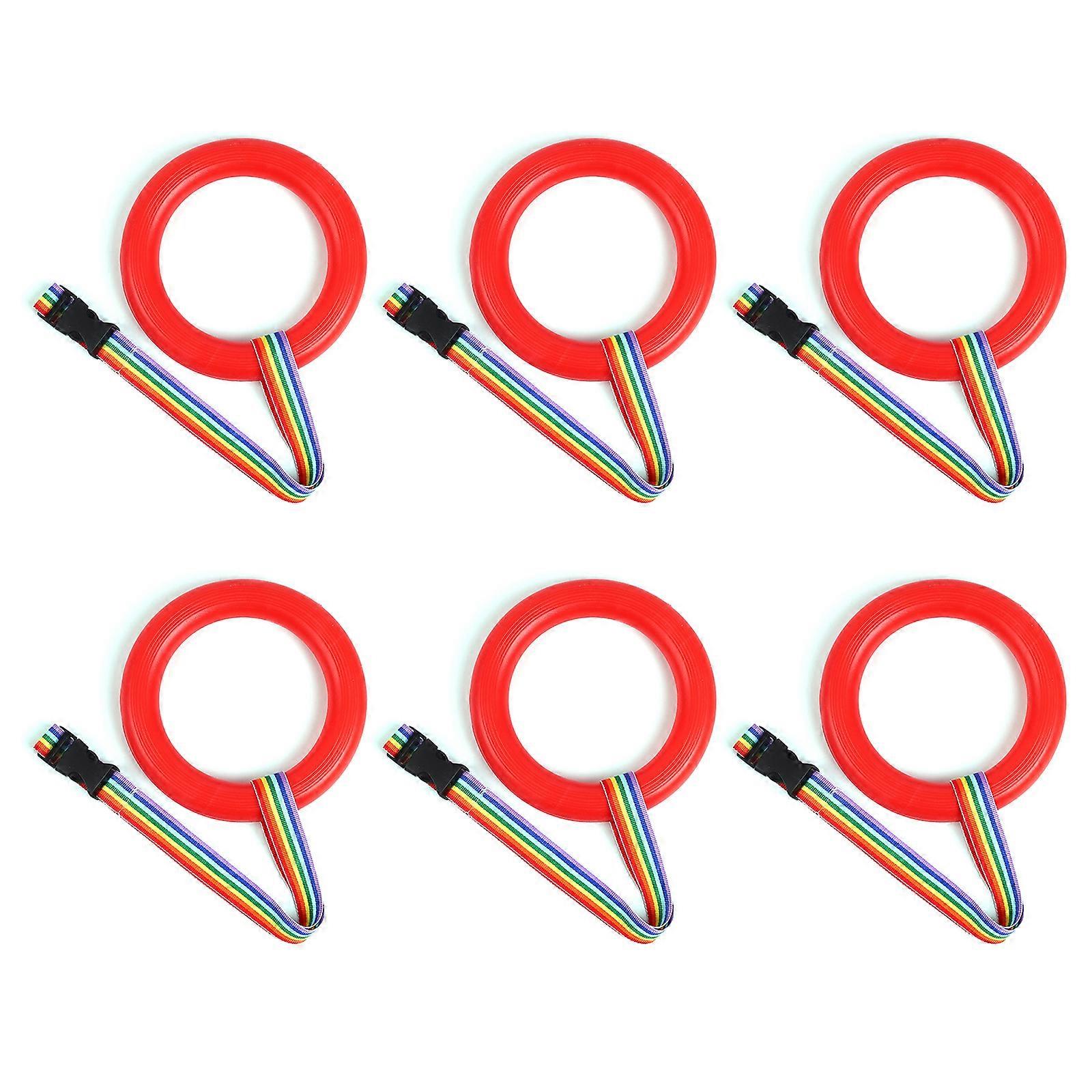 Sturdy Safety Rope for Kids Group Outdoor Activity With High Visibilities Reflective Designs and Comfortable Handle  Red