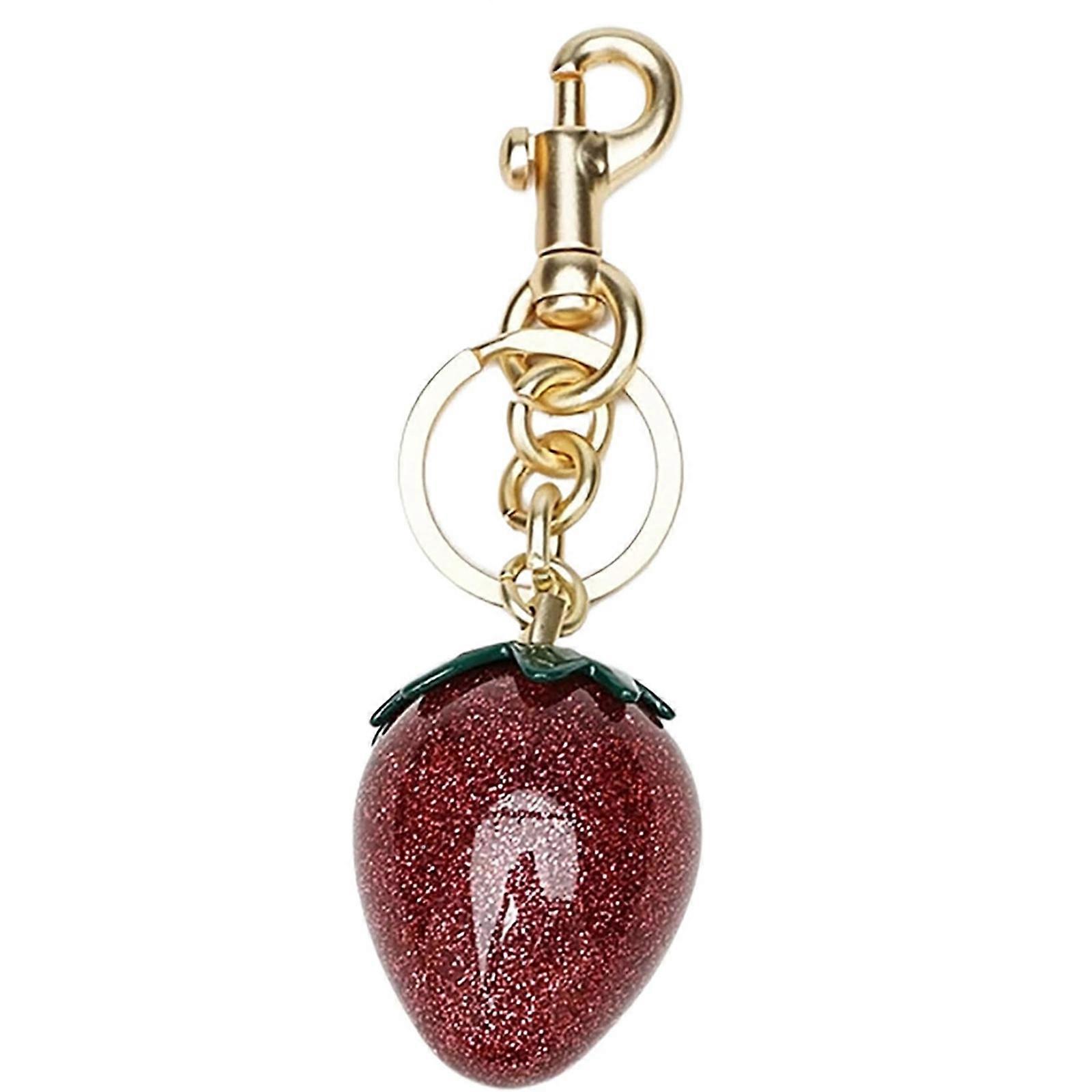 Fun And Practical 3D Green Pear Coin Decors Bag Ornament Keychain For Trendy Youth And Lover Of Creative Items Multicolor