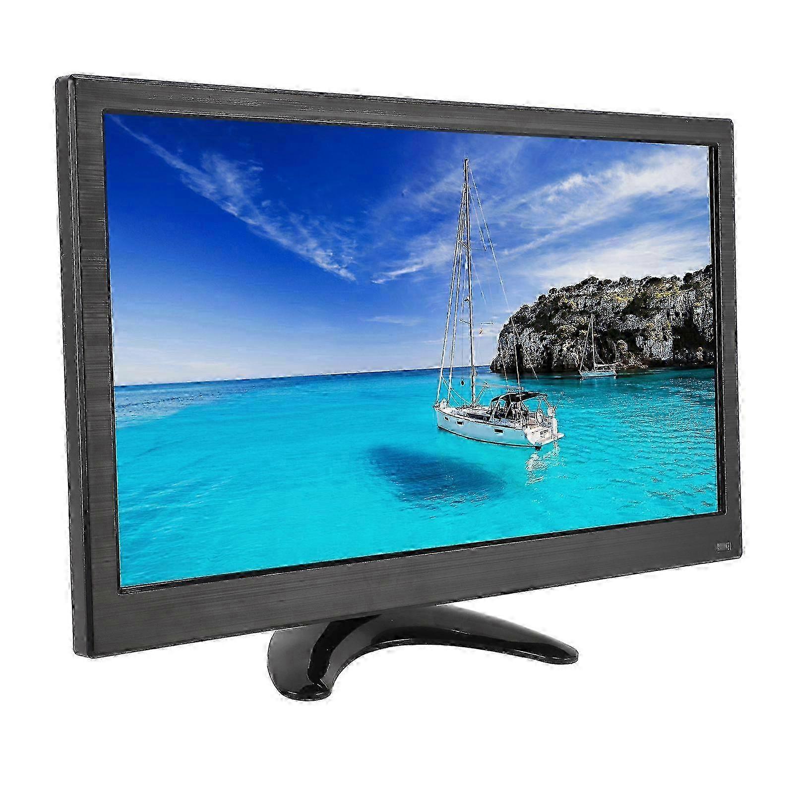 14 Inch HD External Display 1920x1080 with BNC AV VGA HD Multimedia Interface USB MIC AUX Built in Speaker for RasPi PC TV Game Security Camera EU Pl