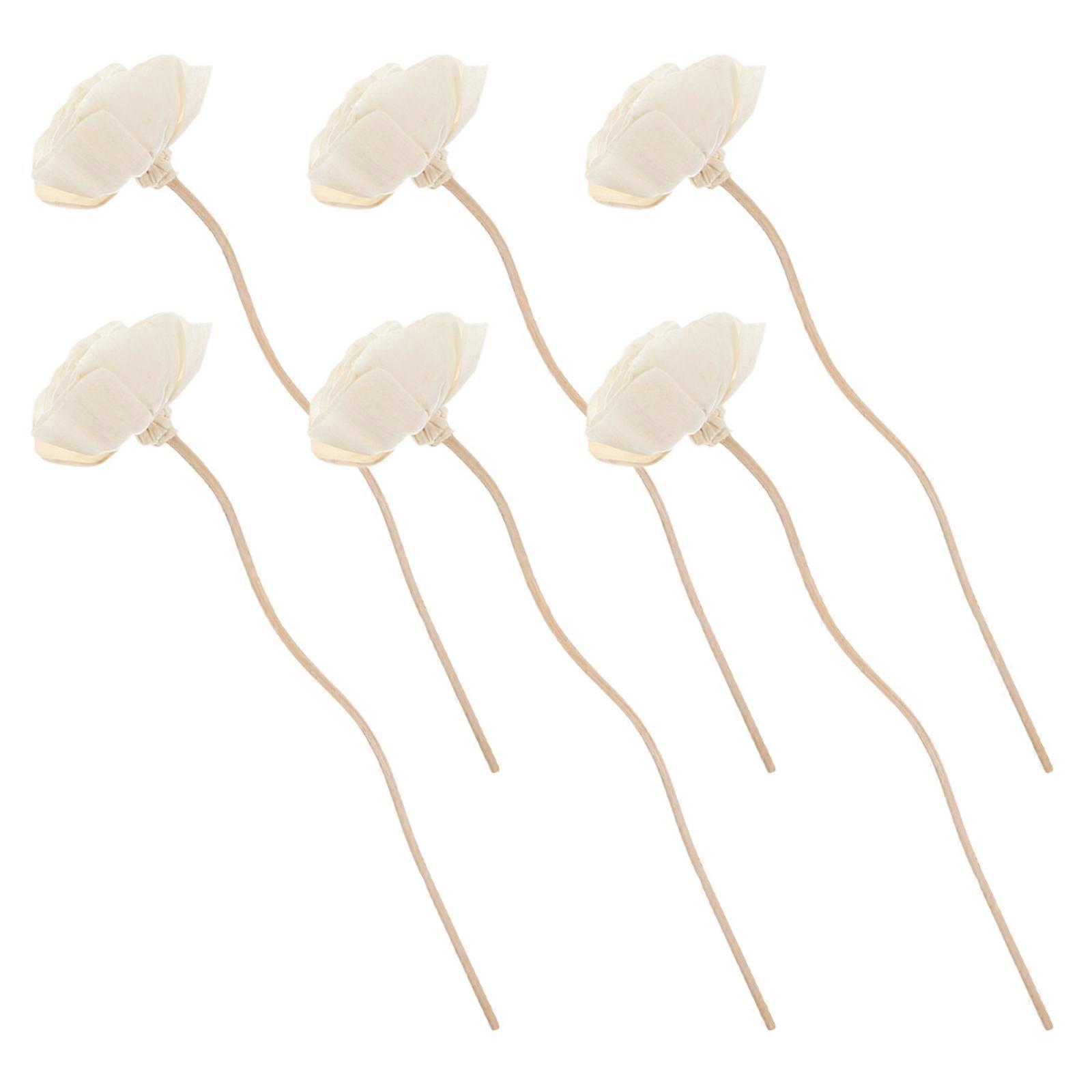 6pcs Dried Flower Diffuser Sticks Essential Oil Diffuser Aroma Diffuser Sticks