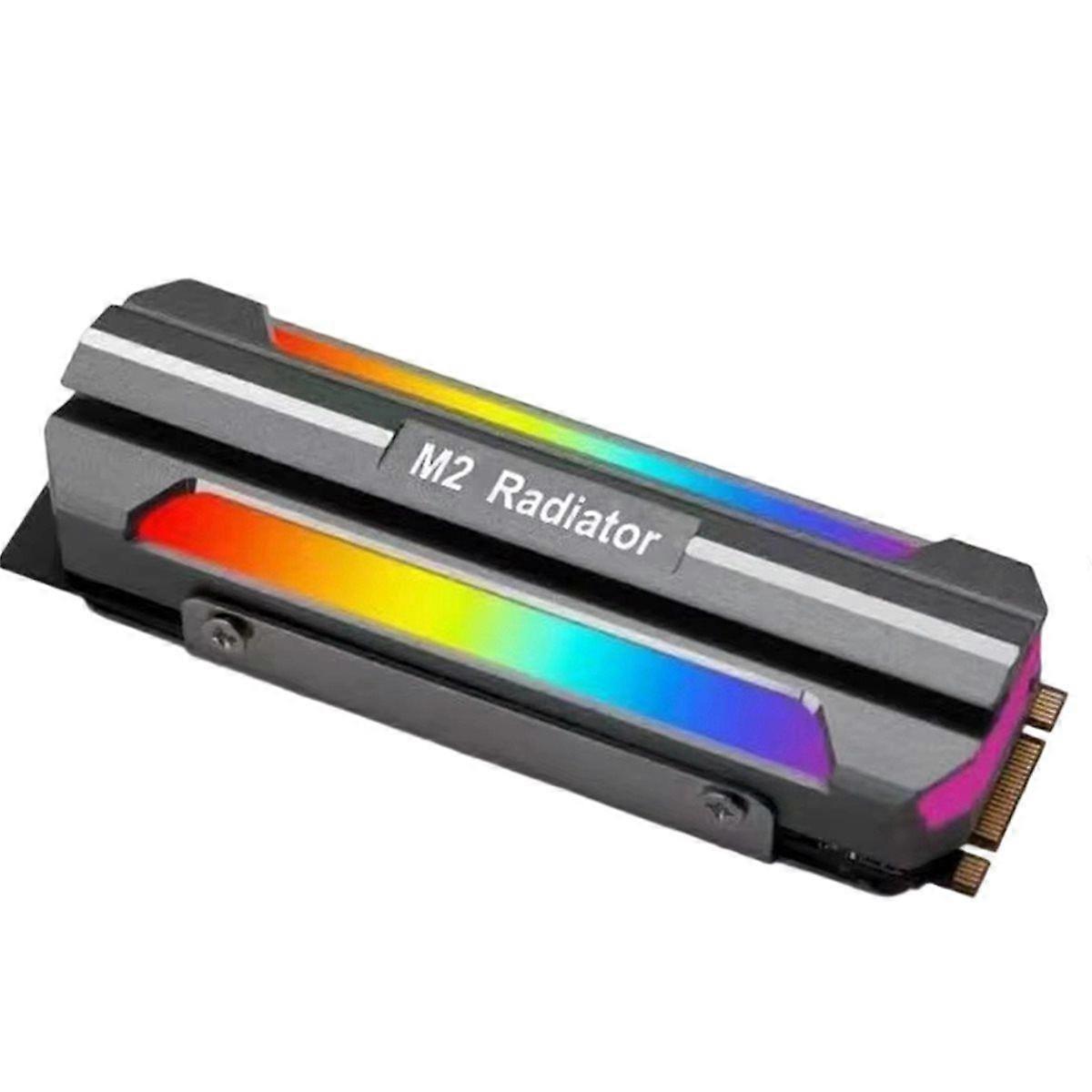 New ICE Whale M.2 2280 SSD Heat Sink ARGB Sync Lighting Effect M.2 Nvme Solid State Drive Radiator