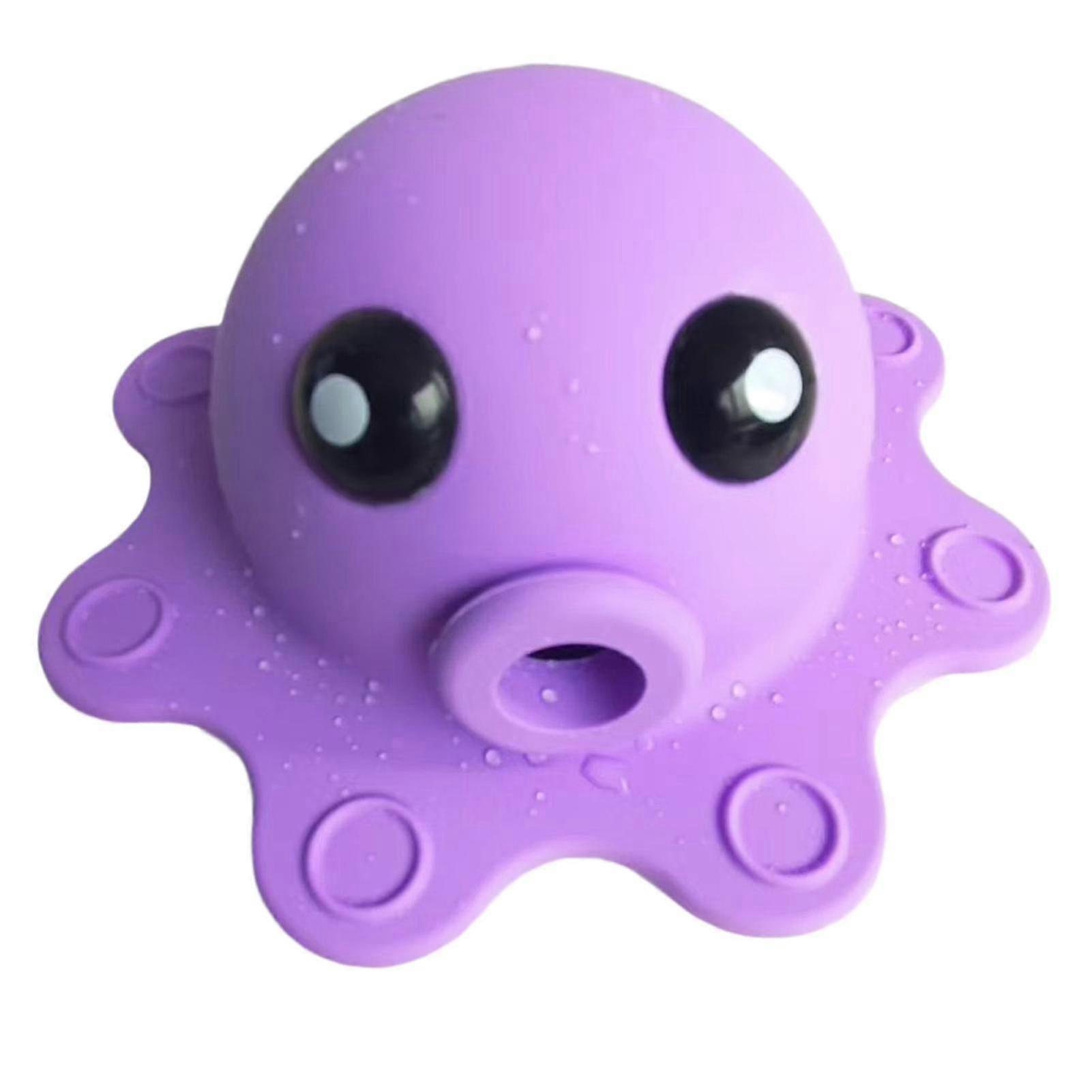 Silicone Octopus Bathtub Overflow & Floor Drain Cover Anti-Clog Protector
