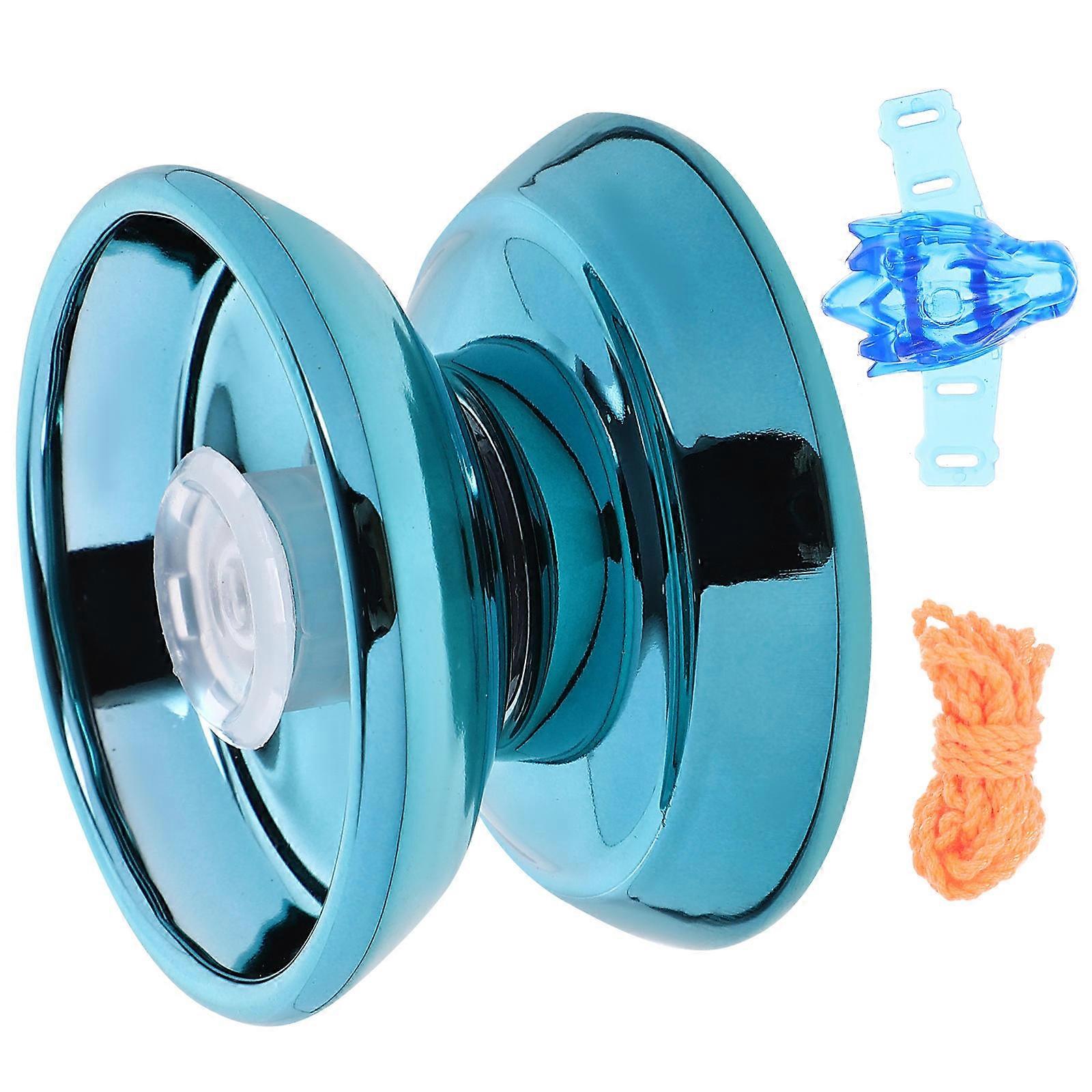 Funny Yo-Yo Toy Alloy String Ball Toy for Playing 1Set of Yoyo Balls