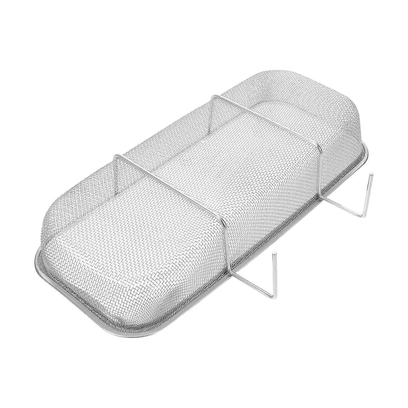 Sink Waste Filter For Vegetables Food Waste Filtration Rectangular Space Saving Design Home Cooking 10.6×6.1×1.8in 1Pack