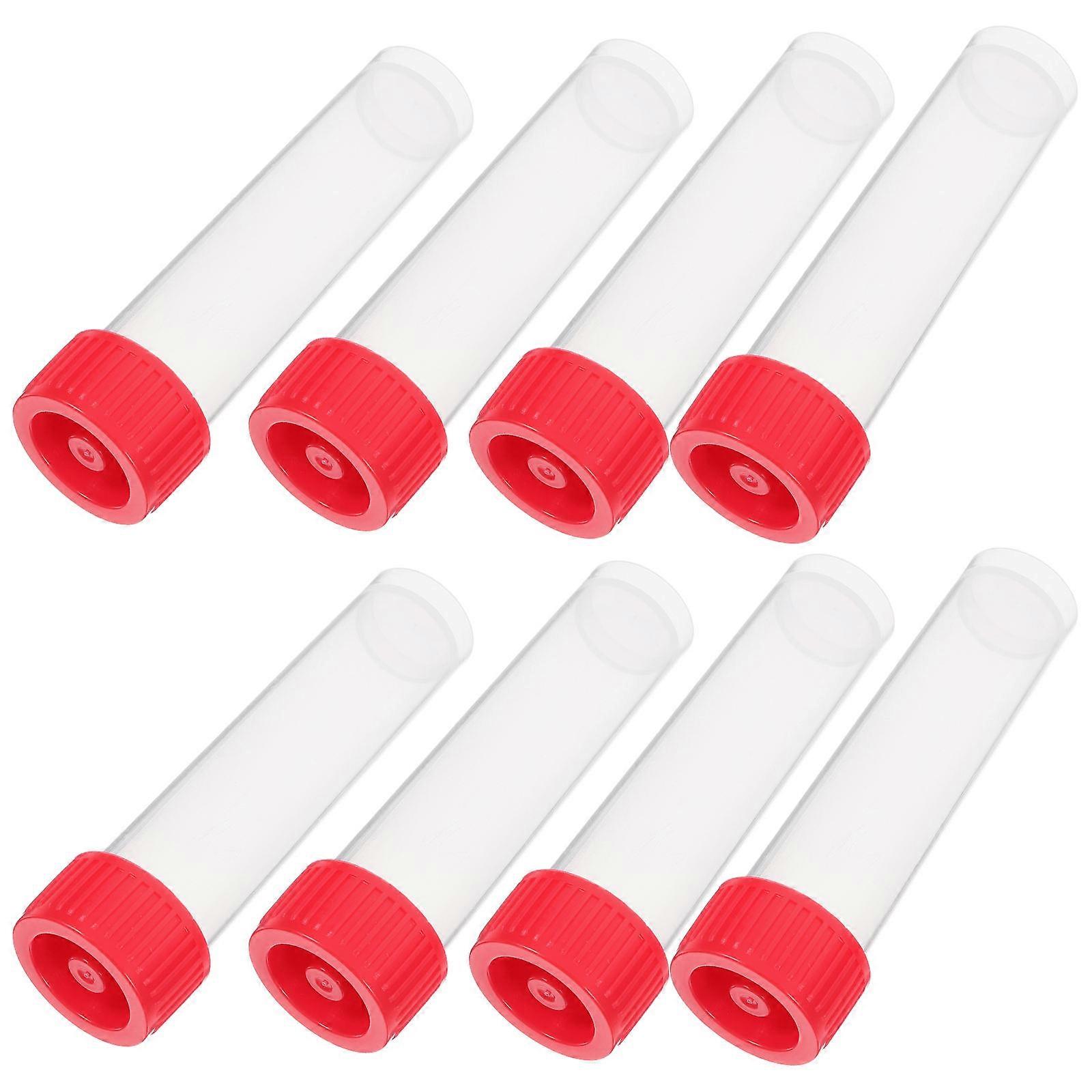 Plastic Sample Containers Transparent Sample Tubes for Storage Use 30Pcs