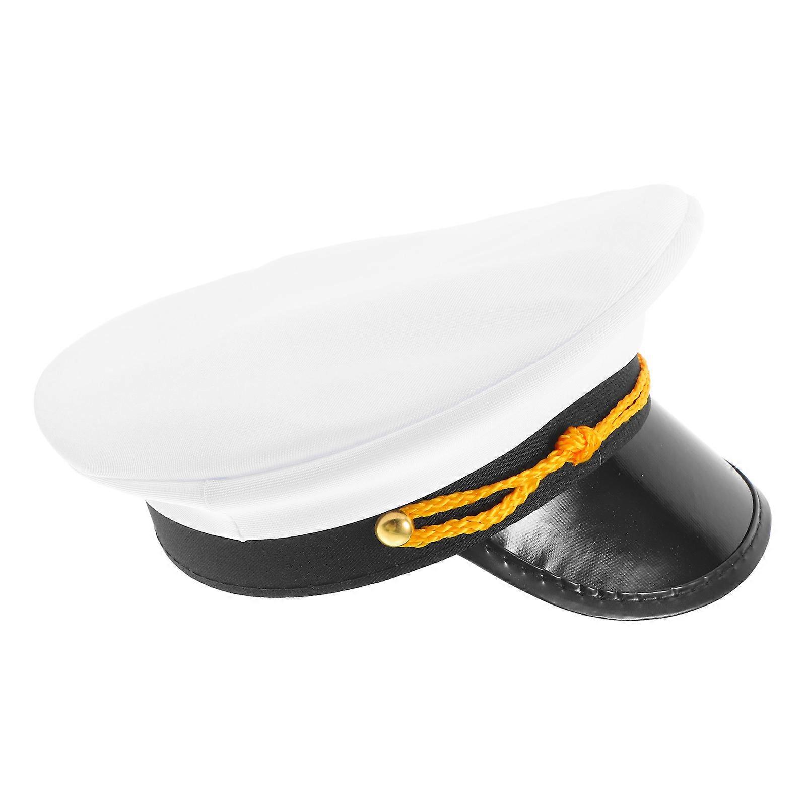 Captain Hat Adjustable Yacht Captain's Hat for Party Cosplay