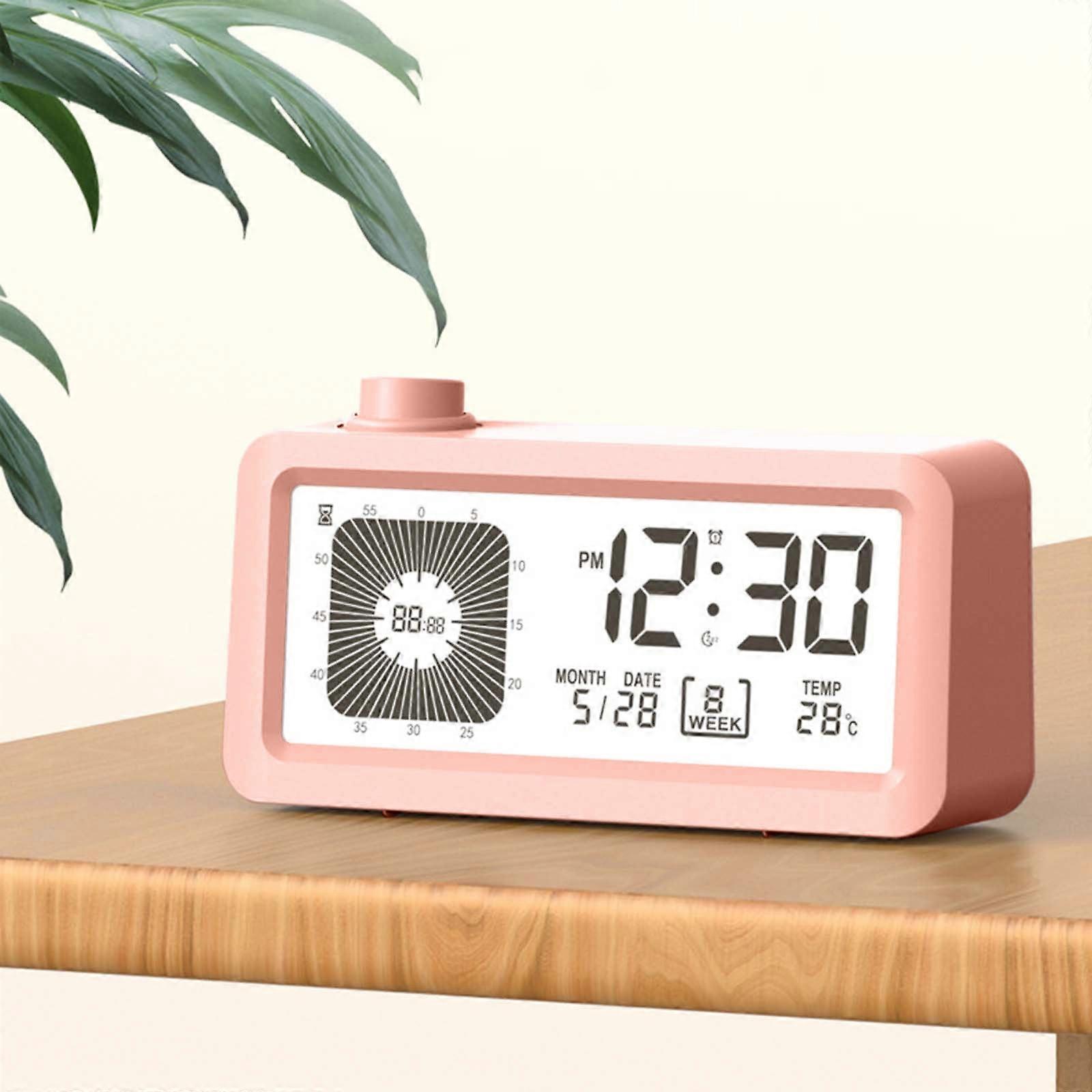FloHua Digital Alarm Clock with LED Display, 12/24H & Countdown, Snooze Function – Christmas Clearance Home Essential Gift
