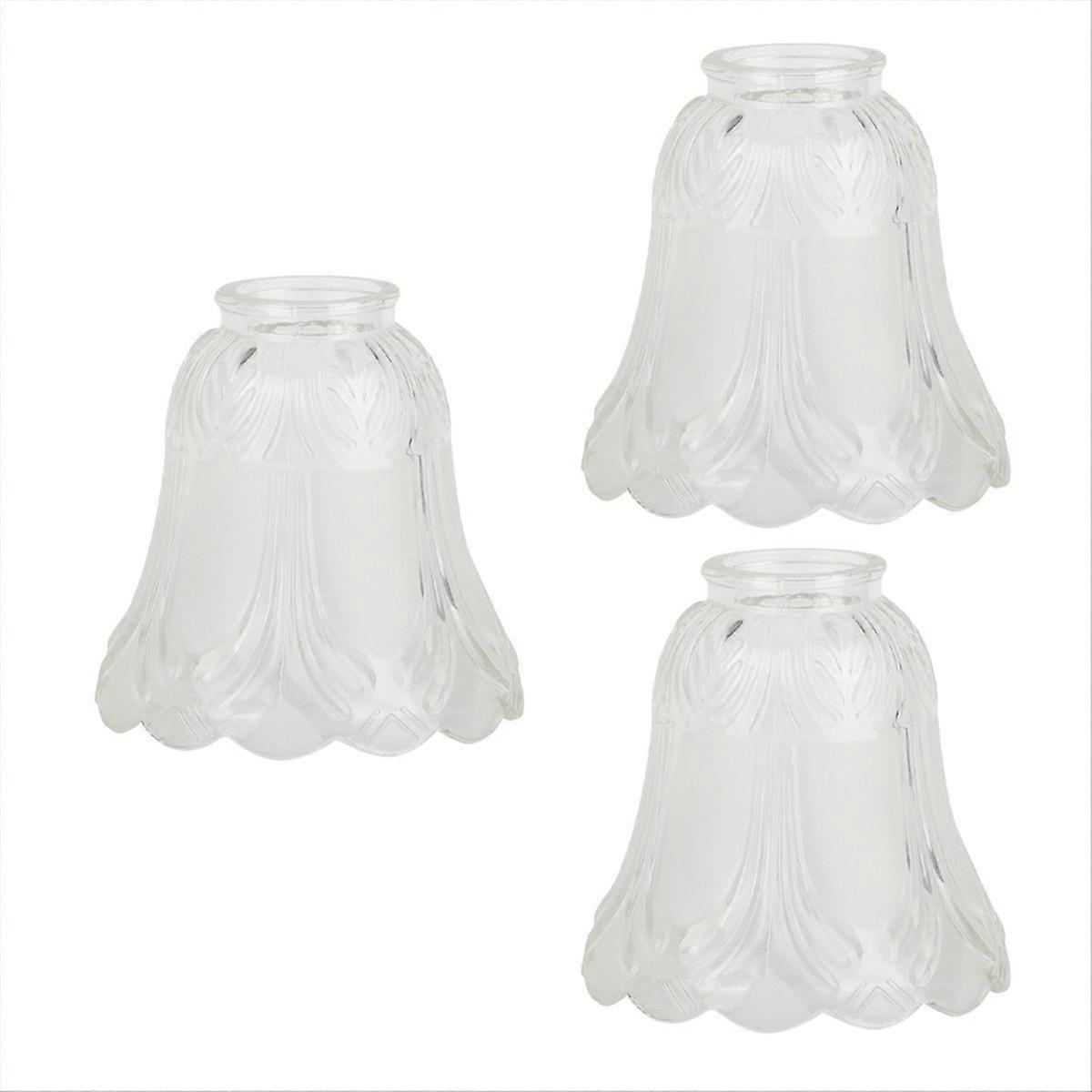 Frosted Glass Lampshade Shell Lamp Holder Chandelier Wall Lamp