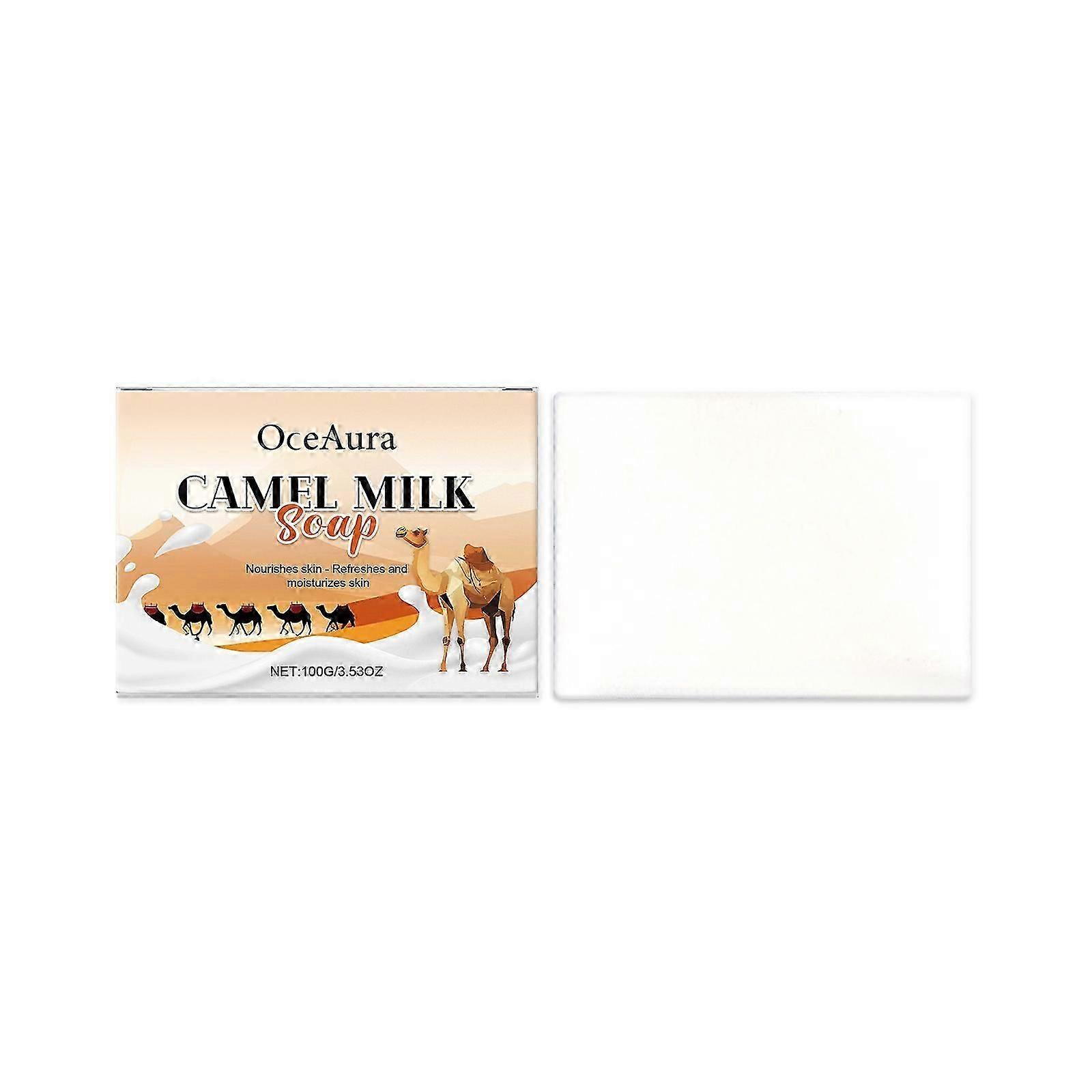Camel Milk Essence Soap  Nourishing, Deep Cleansing with Rich Foam  Fresh Scent  Hydrating Bath Bar for Soft, Supple Skin, 100g