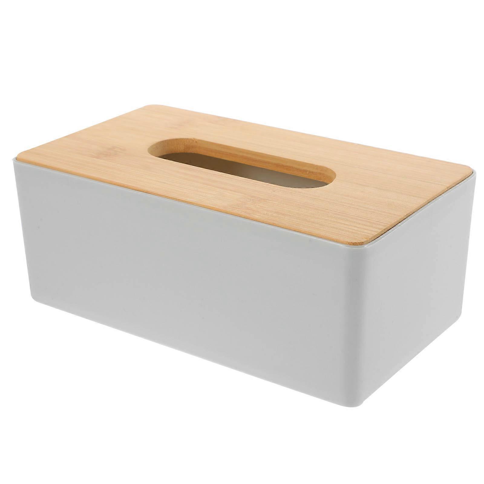 4Pcs Grey Tissue Box Storage Holder for Napkin Organization Use