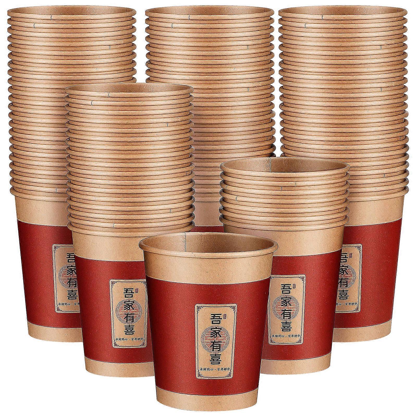 Party Cups Wedding Paper 150Pcs Banquet Cups