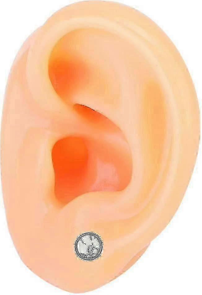 Soft Silicone Simulation Left Human Ear Model Ear Display Teaching Aid Model (complexion,1pair )-Yvan