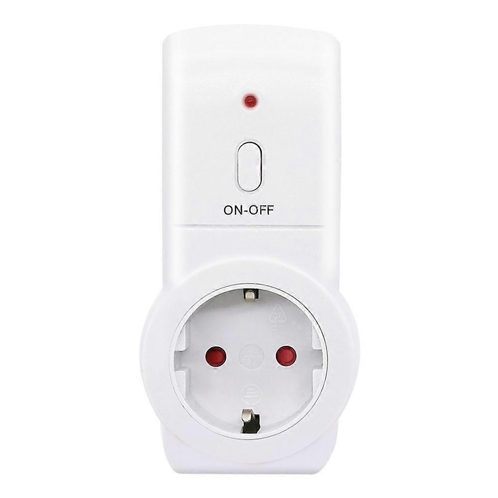 Wireless Remote Control Smart Timer Socket Switch 220V Wall 433mhz Programmable Electrical Outlet Switch EU Plug