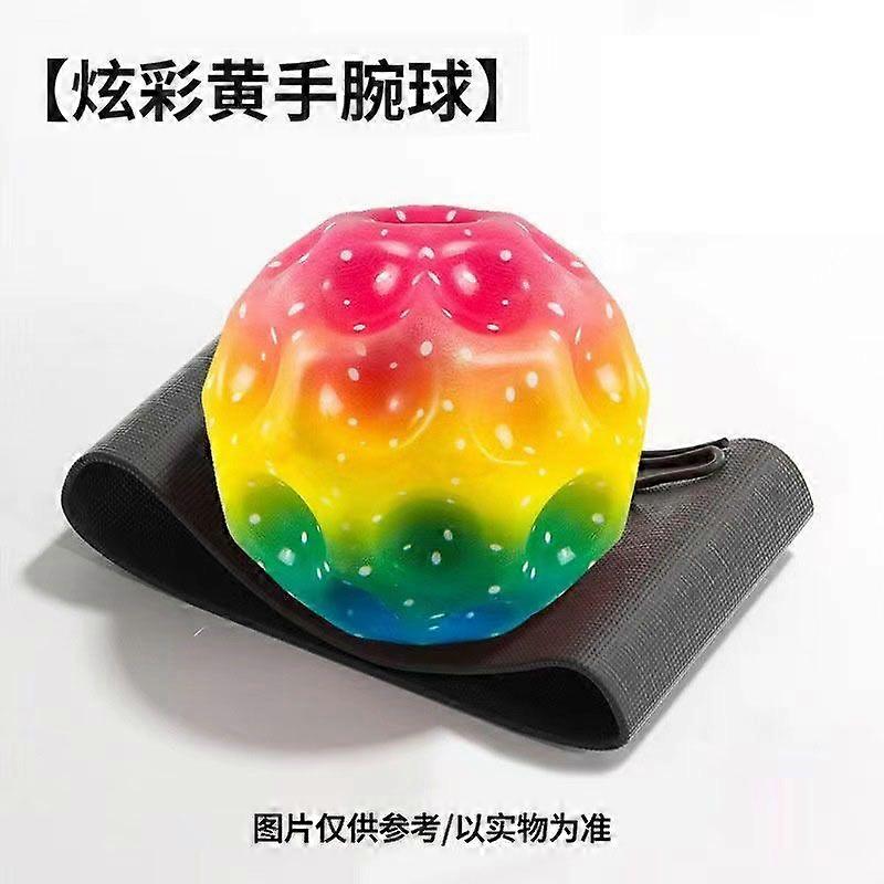 Wrist Moonstone Stress Ball with String - 6.3cm Glow-in-the-Dark High Elasticity Bouncy Ball, Fidget Toy for Anxiety Relief, Rebound Squeeze Ball for 