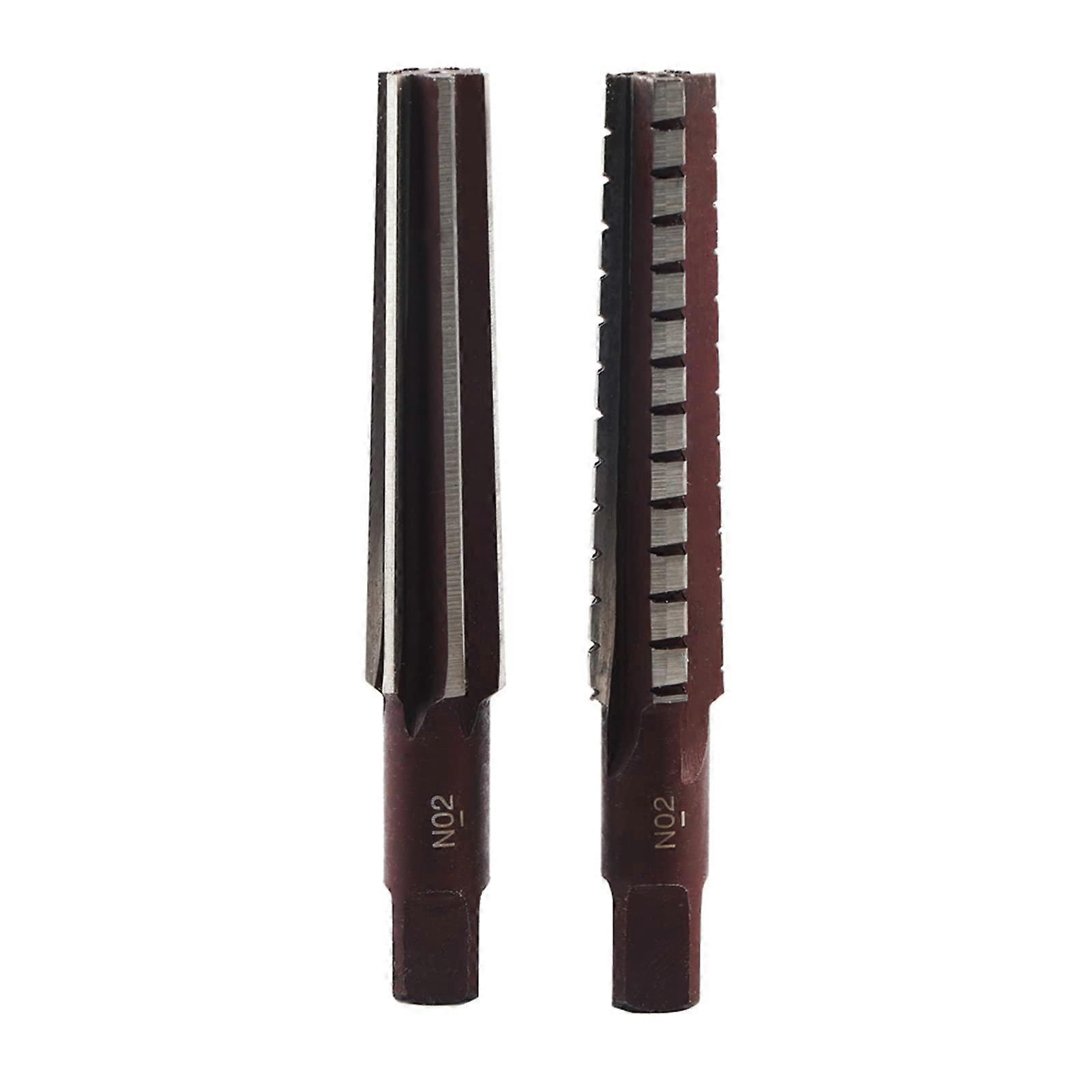 Morse Taper Reamer Set  Carbon Steel MT1MT5 Dual Precision Rough and Finish for Metalworking