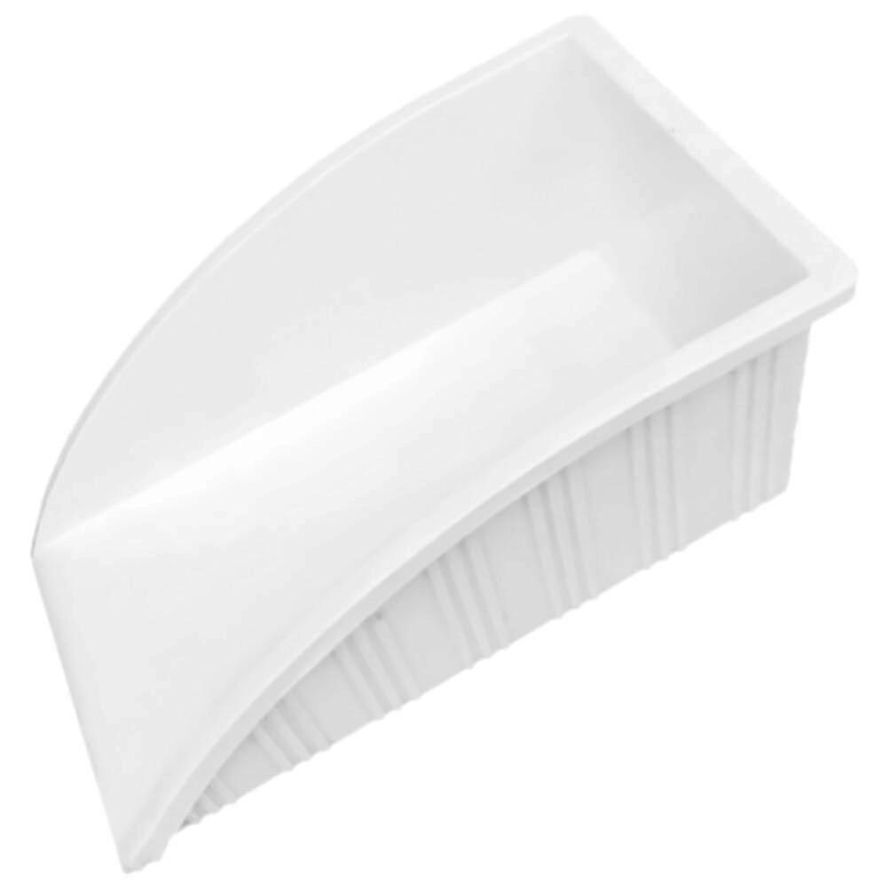 Downspout Splash Block Gutter Extender for Foundation Protection Weather Resistant PVC