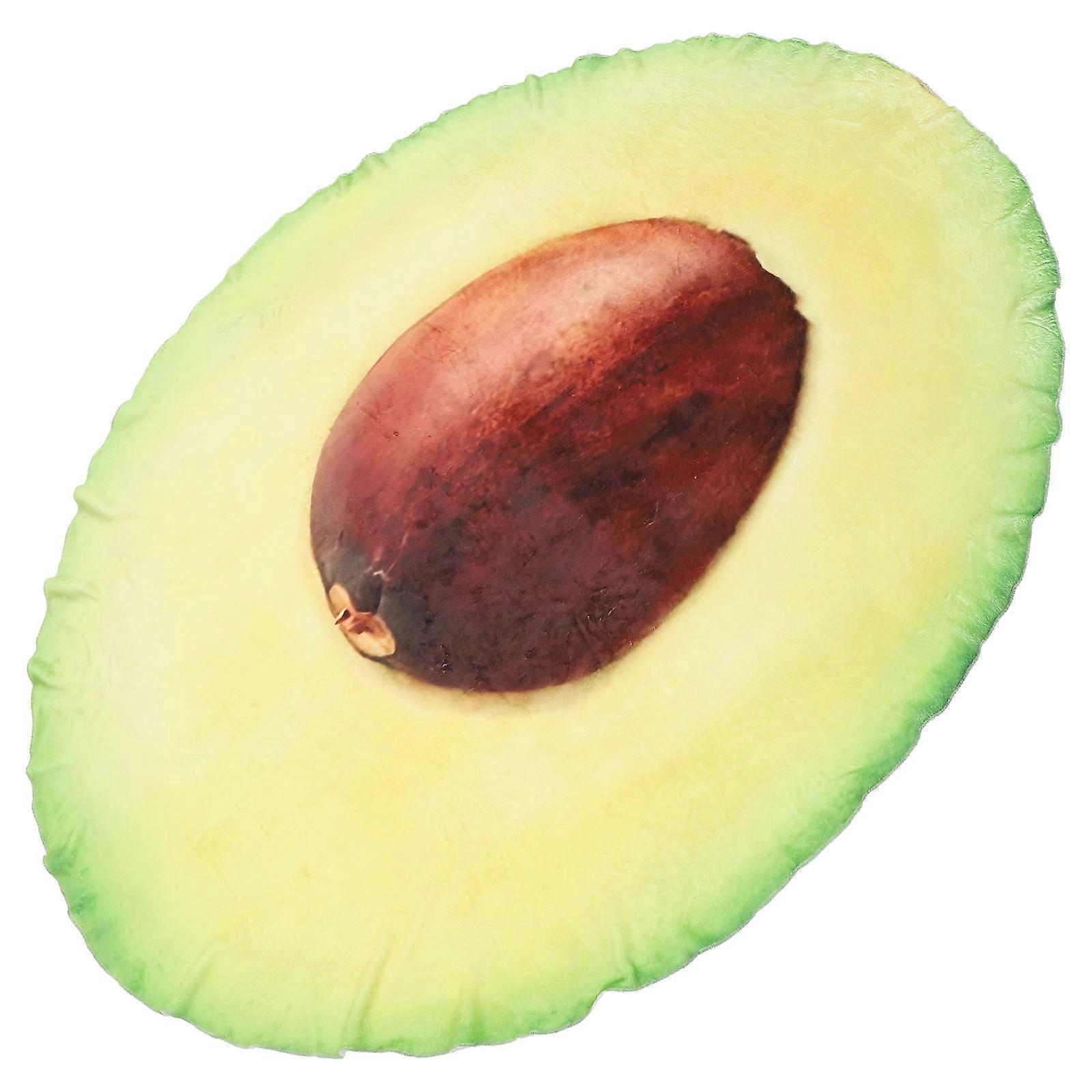 Avocado Blanket Realistic Shape Camping Indoor Use Multi Polyester 1Pcs