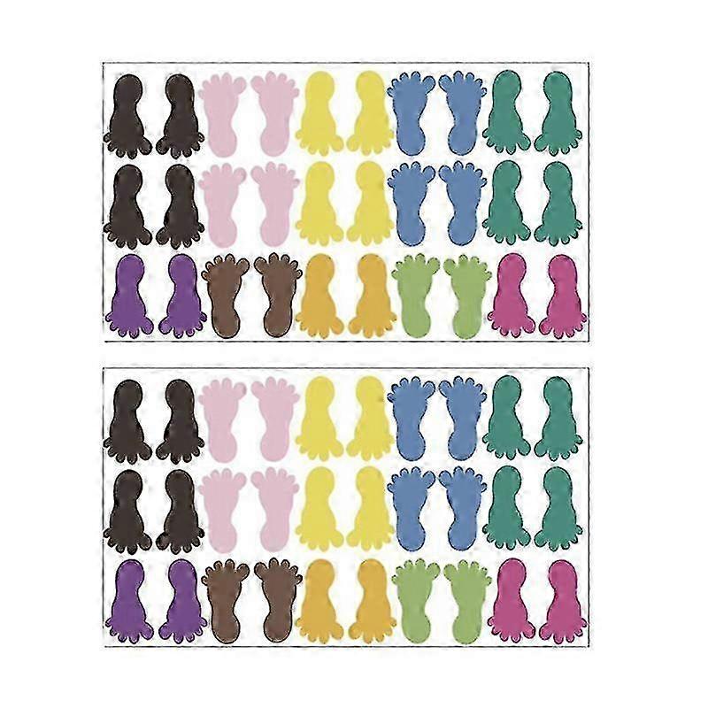 2set Footprint Wall Sticker-c