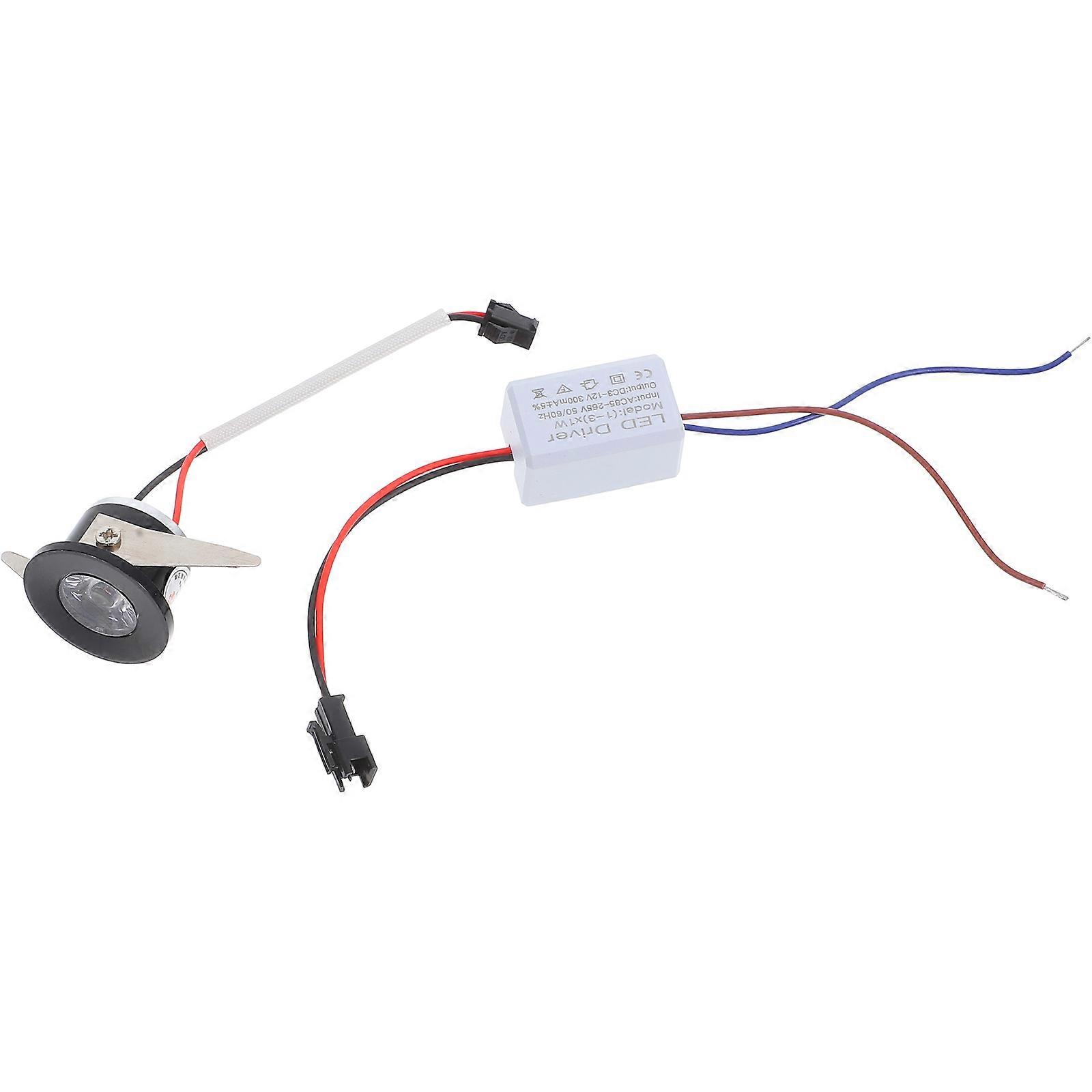 Recessed Well Embedded Spot Light for Display Cabinet Lighting 1W Multi