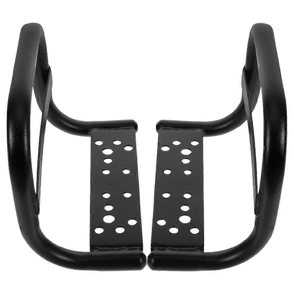 Bicycle Rear Seat Grab Handle for Safety and Comfort 2Pcs Metal Support