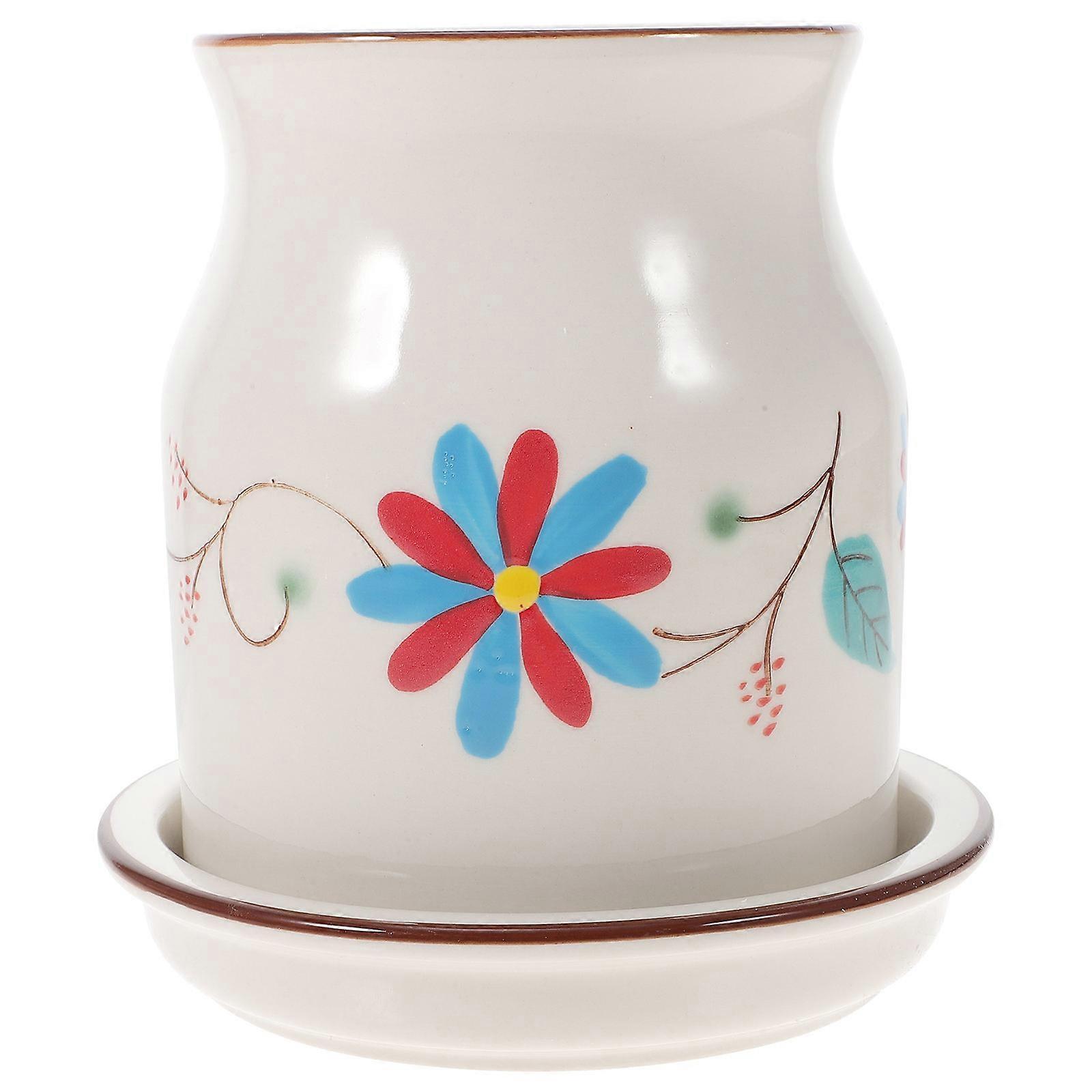 Ceramic Chopstick Holder for Kitchen Storage Multi-Function Utensil Holder