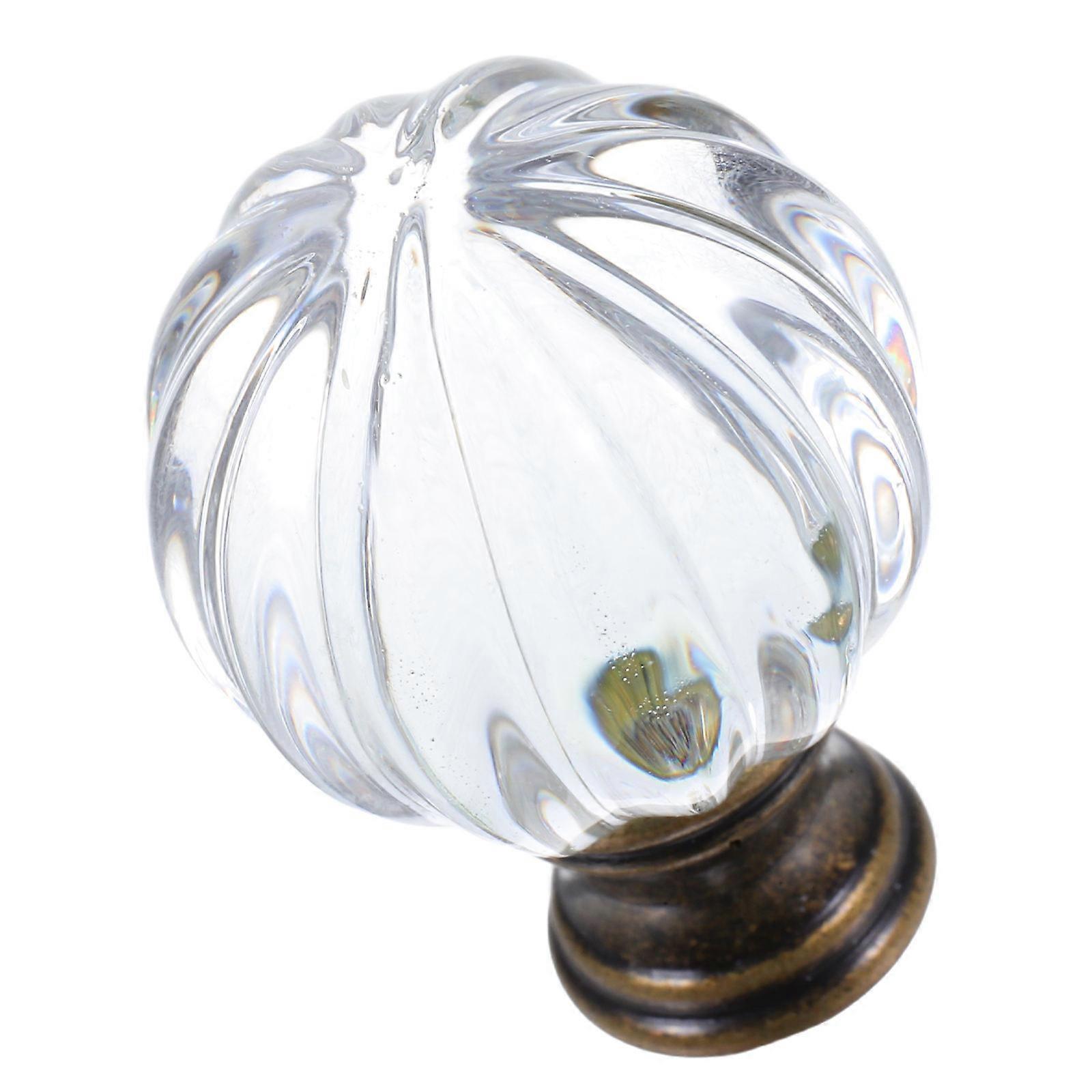 Wavy Light Knob Lamp Finials for Decor Glass and Copper
