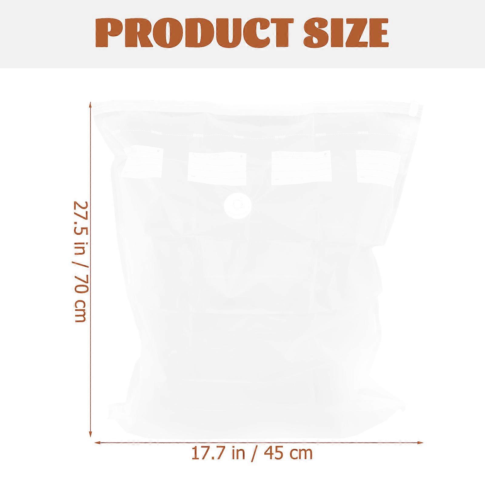 Vacuum Storage Compression Bags for Clothes and Blanket 4Pcs Set