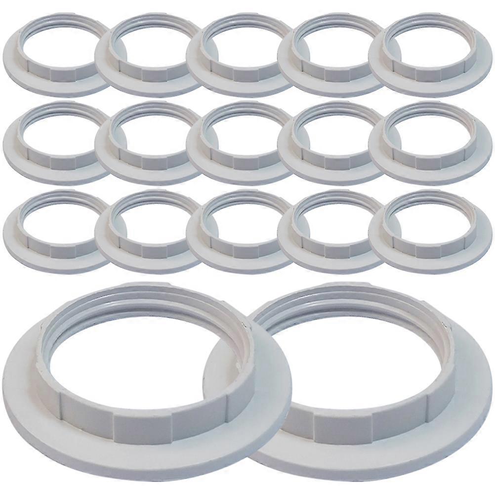 Light Socket Shade Ring E27 Lamp Holder Lock for Lampshade 50Pcs