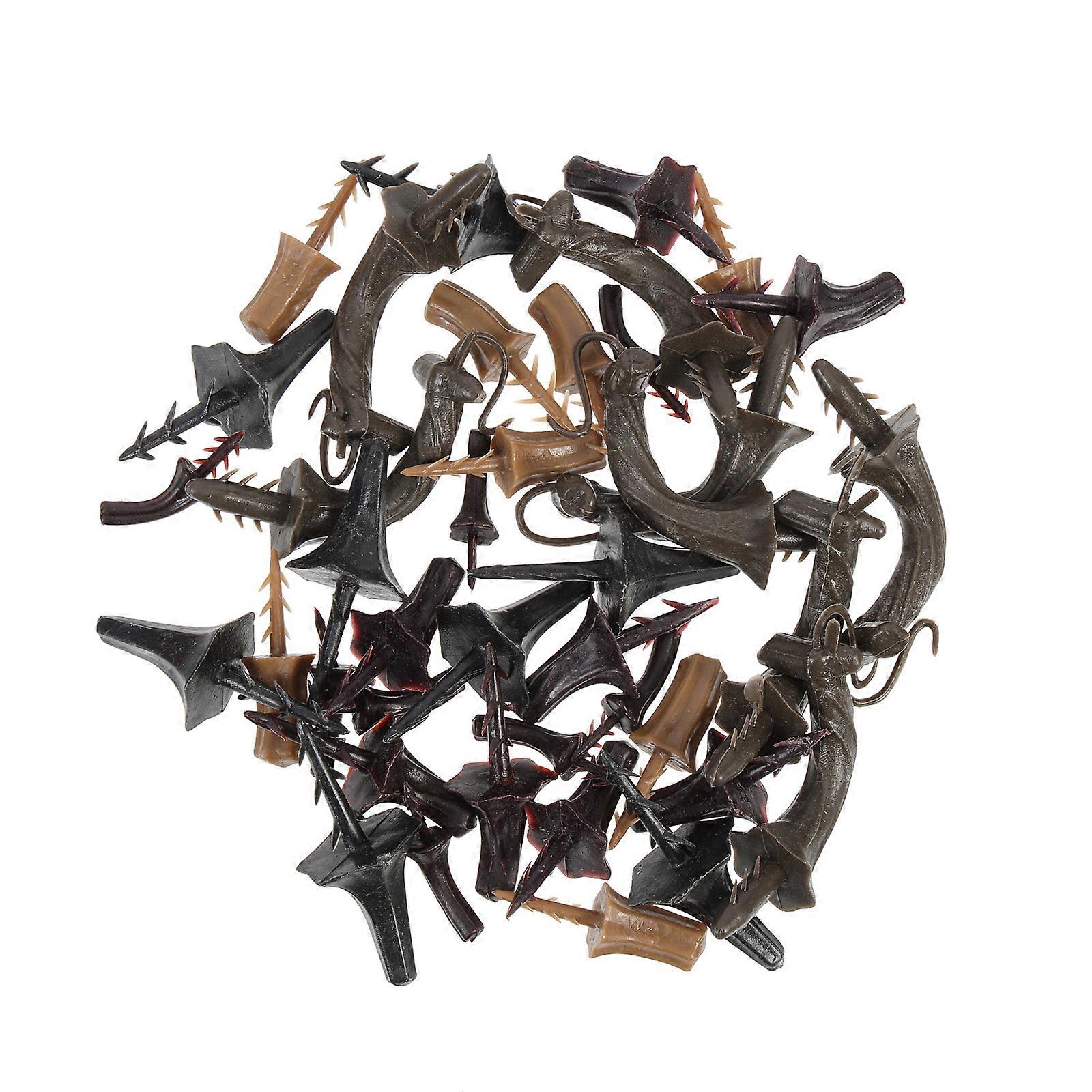 DIY Pumpkin Stem Plastic Halloween Pumpkin Stems 40Pcs Assorted