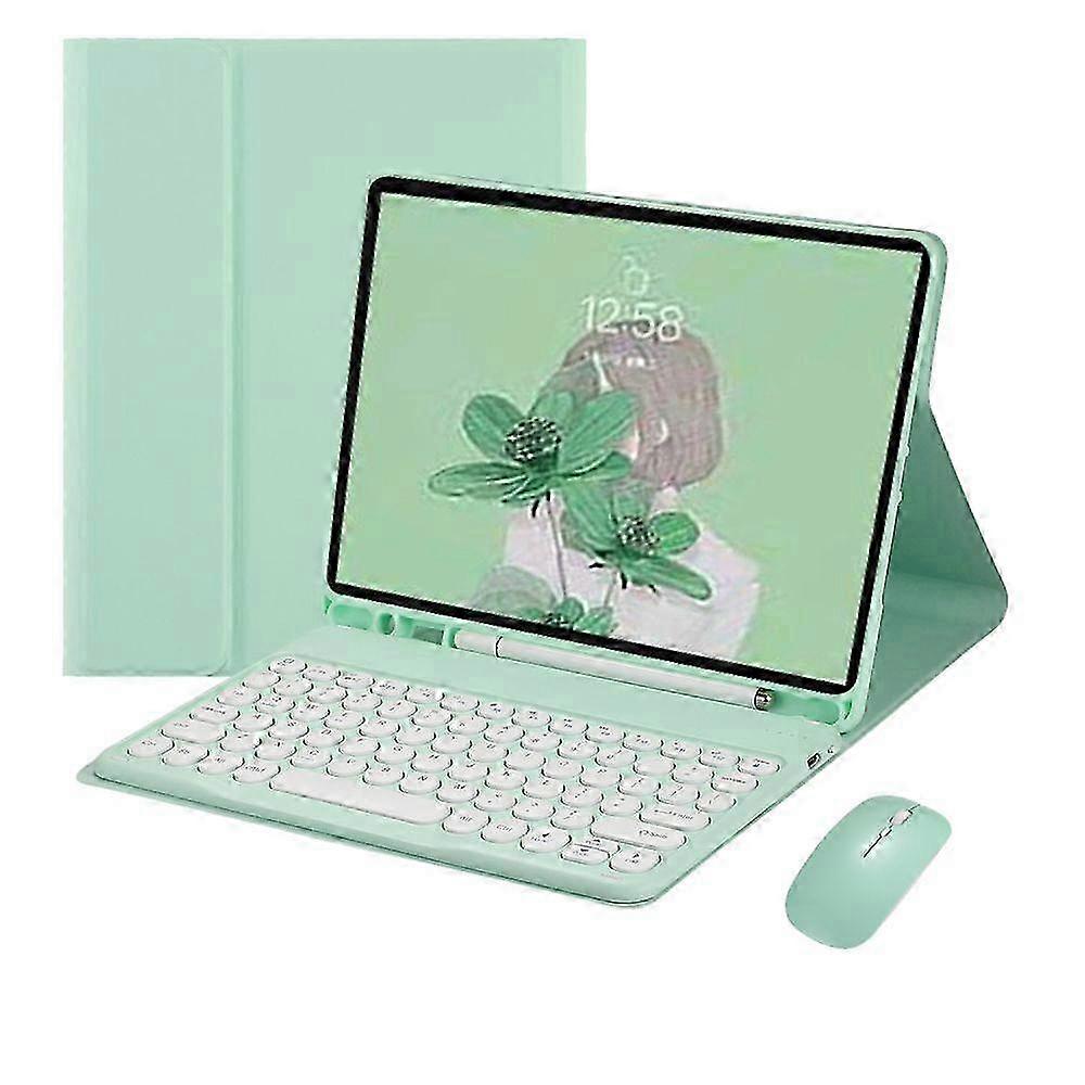 Capa com teclado para iPad 9 (2026) e iPad 8/7/Air 3/Pro (2021) de 10,2 polegadas.