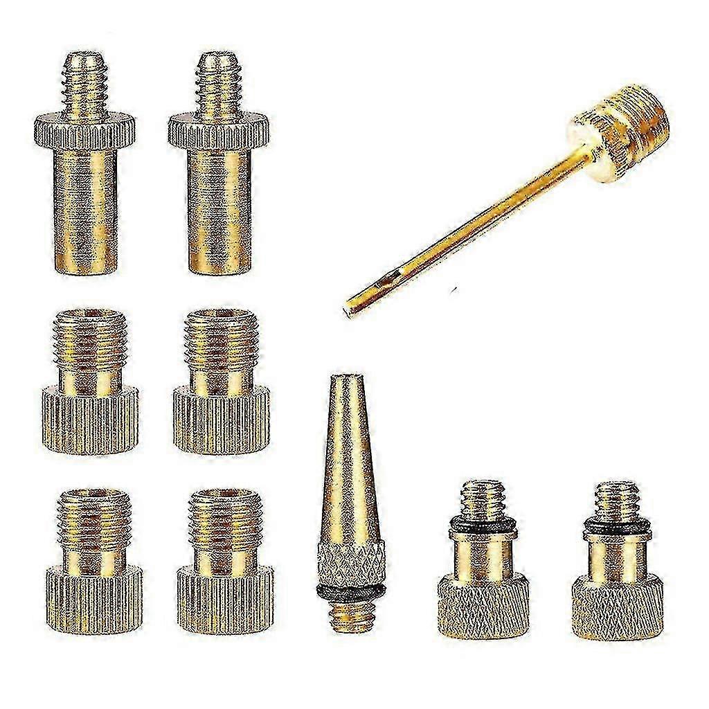 25-26 10pcs Adapter Set Bicycle Lightweight Pump Standard Size