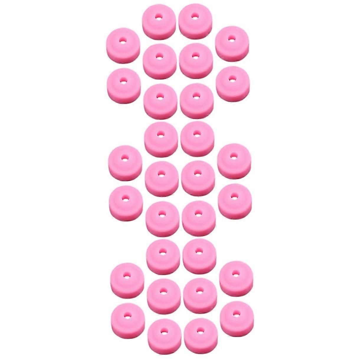 30pcs Reusable Nail Drill Dust Caps Silicone Protective Covers for Manicure Bits