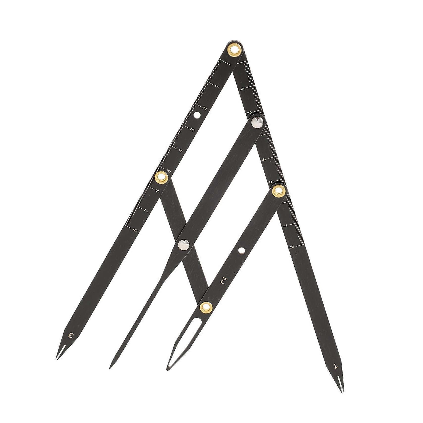 Adjustable Eyebrow Measuring Ruler with Golden Ratio Markings for Beginners and Professionals