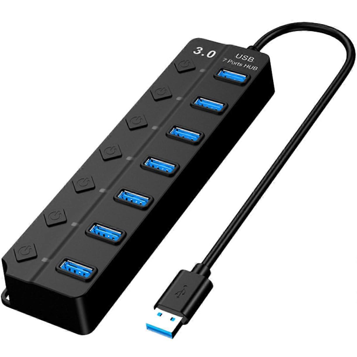 USB Hub for Laptop with Multiple Ports, Speed 5Gbps Data Transfer and Stable Power Supply
