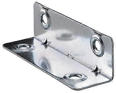67x20x20mm Galvanised Steel Angle Bracket, Rust Resistant Heavy Duty Corner Support