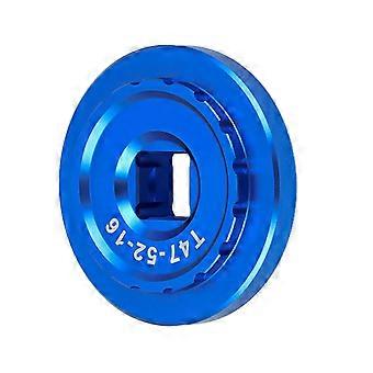Lichtgewicht aluminiumlegering gereedschap voor het verwijderen van de trapaslagerbus, met verbeterde duurzaamheid voor fietsers. Meerkleurig.