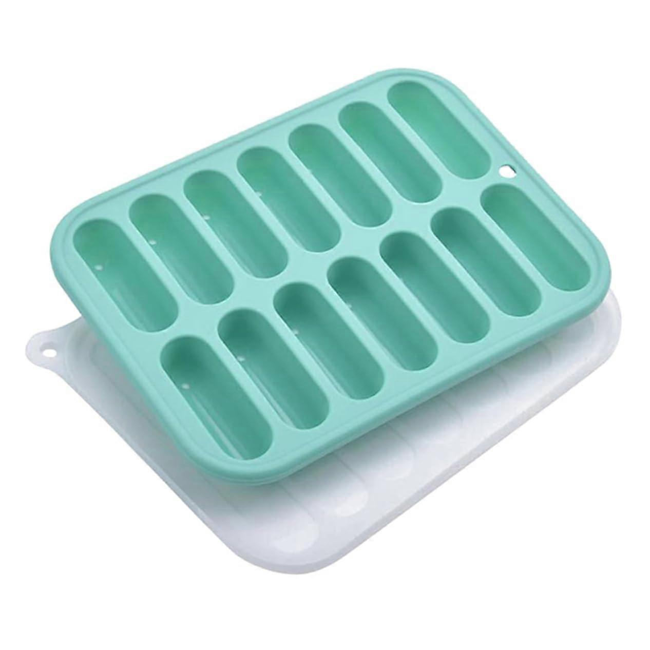 Silicone Ice Cube Tray and Sausage Baking Mold, MultiPurpose Easy Clean DIY Kitchen Gadget