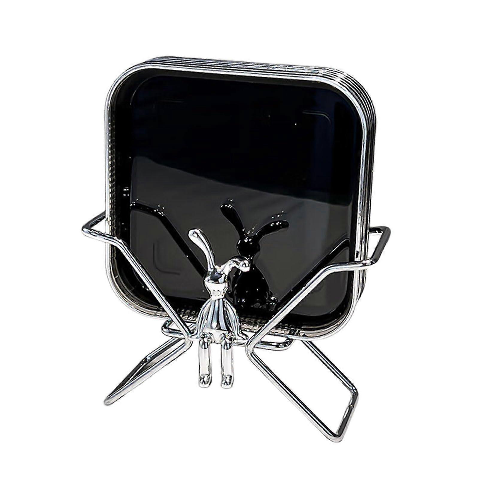 6PCS Bone Dish Set Dishwasher Safe NonSlip PET Serving Plates for Salads Snacks Restaurant Use