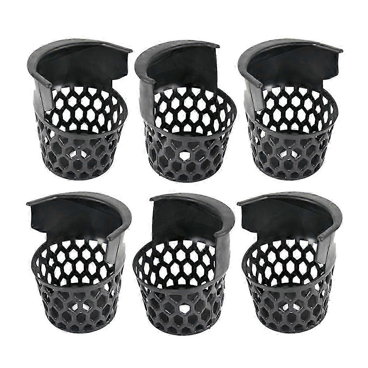 6 Pcs Pool Table Pockets Billiard Pockets Set Black Billiards Net Bag Entertainment Web Pockets Snoo