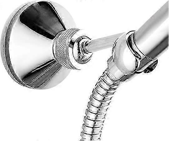 Étagère de douche avec douchette, réglable, chrome
