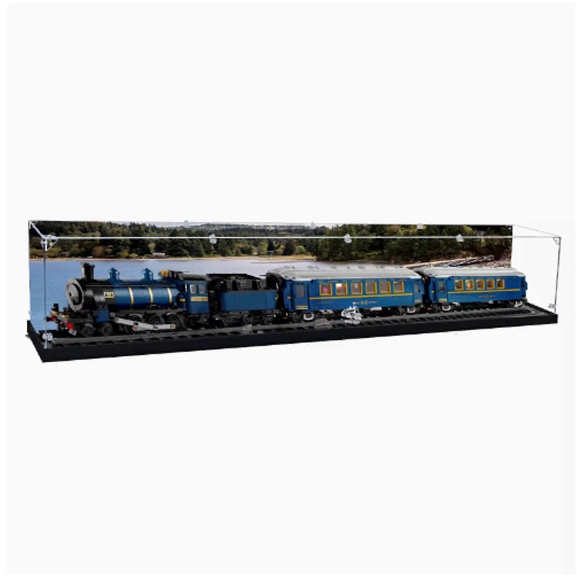 Acrylic Display Case for  21344 Orient Express Train, Clear Dustproof Box with Exact Fit