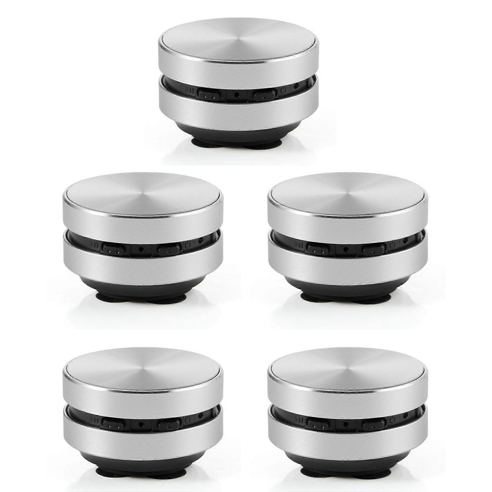 5X Portable Compatible Bone Conduction Speaker Stereo Sound Bluetooth Speaker(Silver)