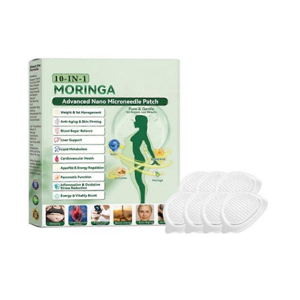 Moringa Composite 10-IN-1 Advanced Nano Microneedle Patch 7pcs/boxed