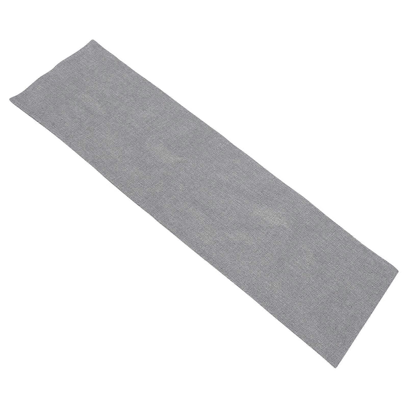 Decorative Linen Table Runner for Decor Grey 5Pcs for Party Events
