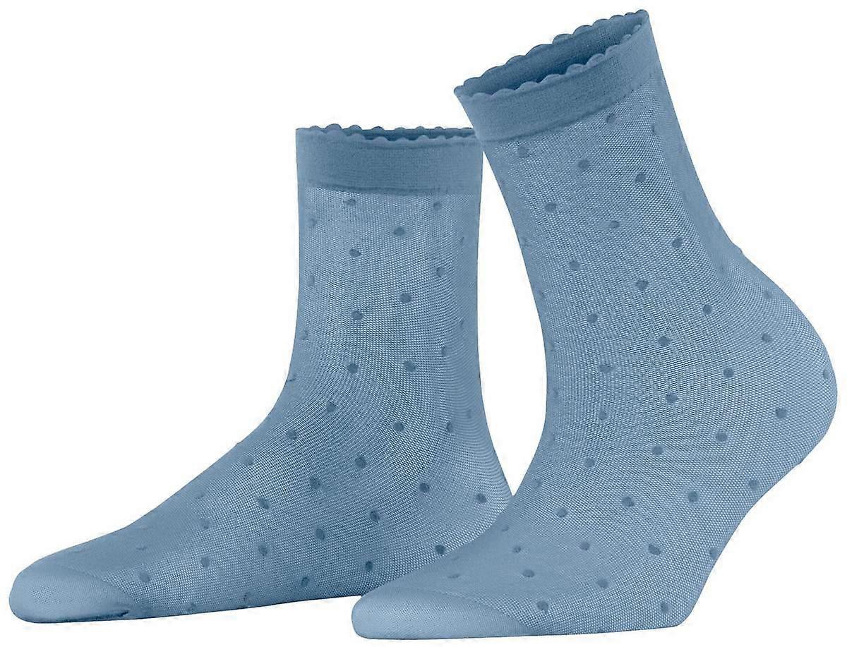 Falke Dot 15 Denier Socks - Sky Blue