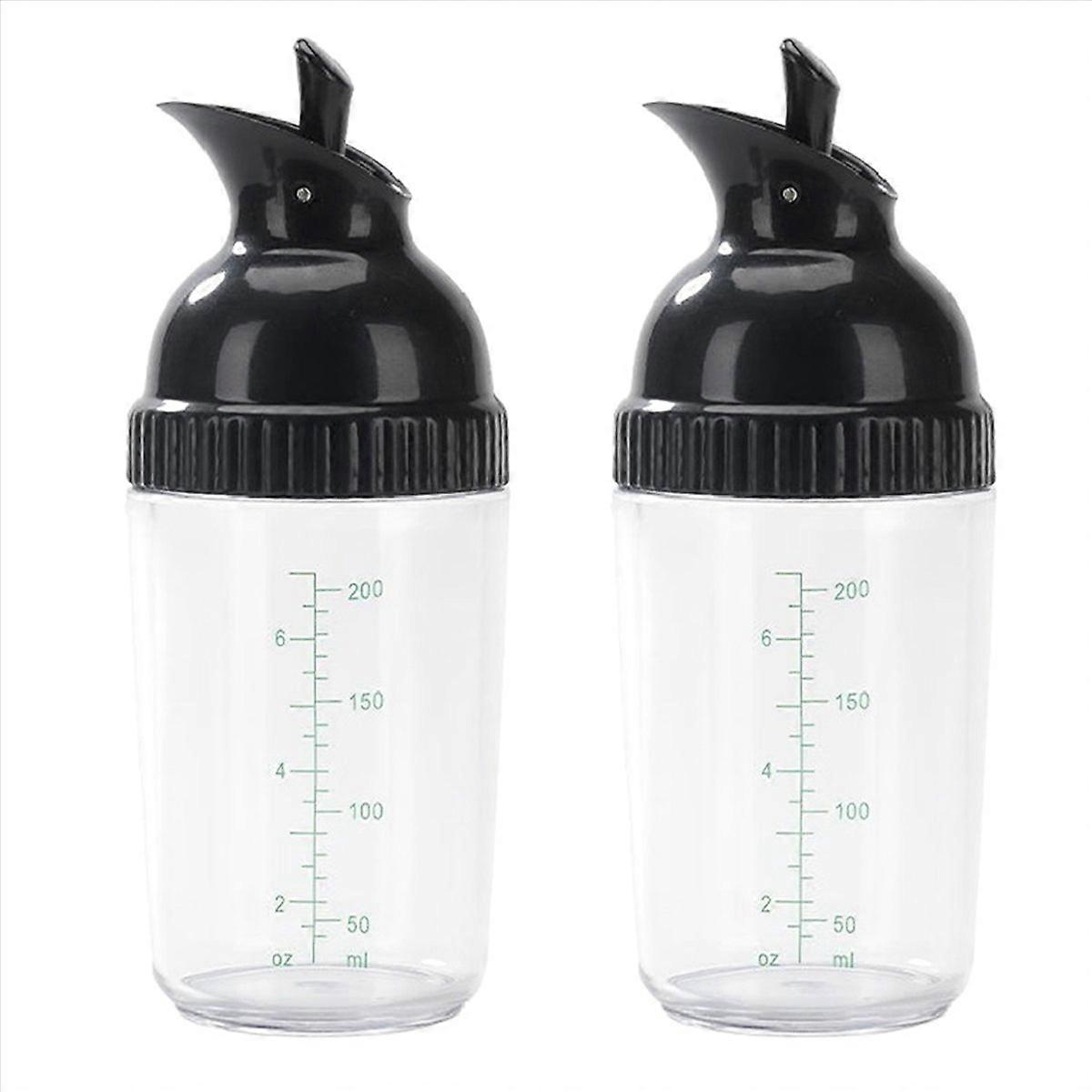 Salad Dressing Shaker Dispenser Leakproof Container Bottle A