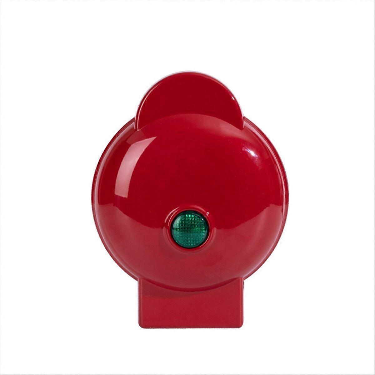 Electric Nonstick Waffle-Maker,Compact Design Sandwich,Red EU Plug