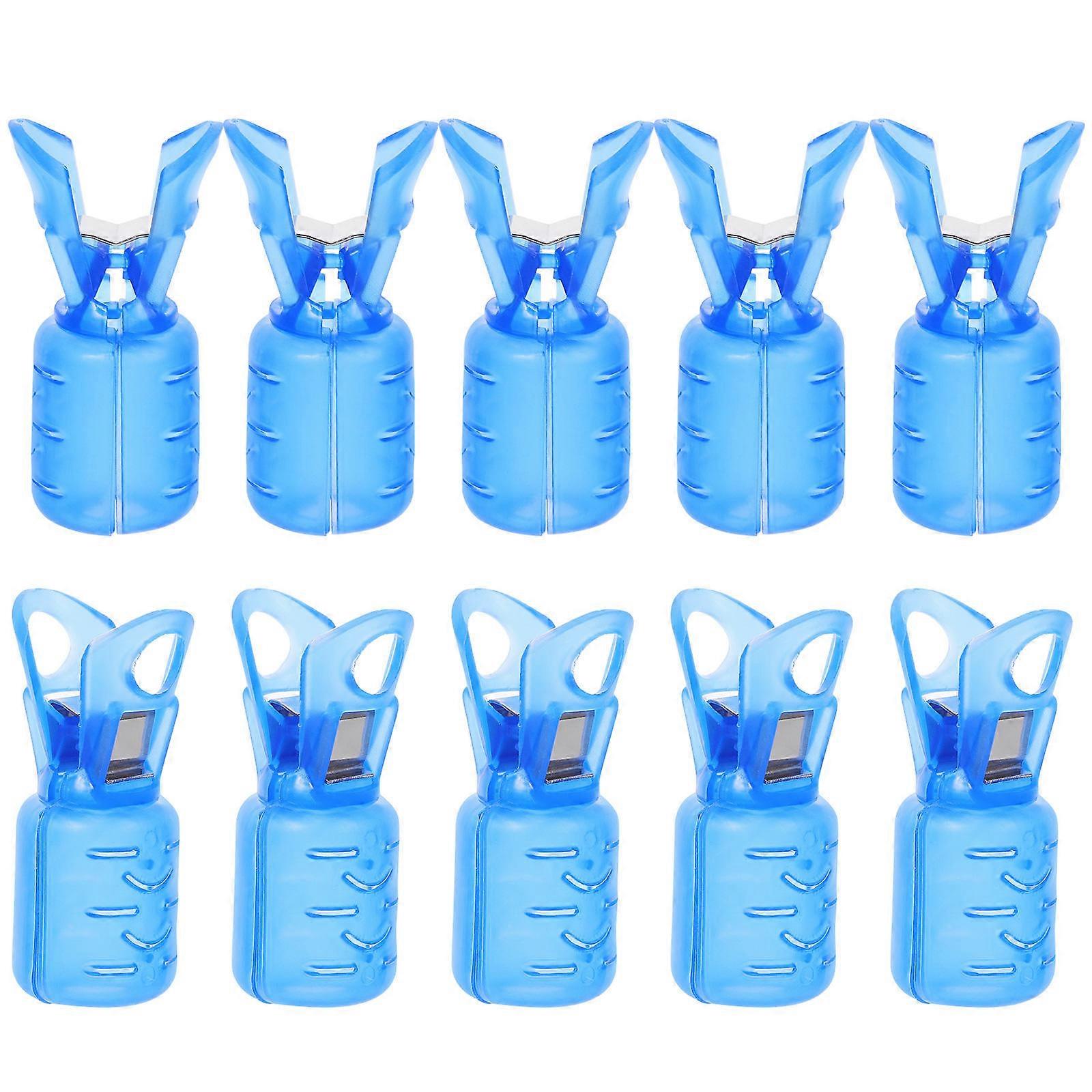 Safety Hook Guard Hook Protector for Fishing Use 10Pcs Blue Plastic Covers