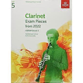 Clarinet Exam Pieces from 2022, ABRSM Grade 5: Ausgewählt aus dem Lehrplan von 2022. Partitur & Stimmen, Audio-Downloads (ABRSM-Prüfungsstücke)