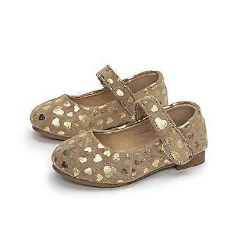 Mary Jane for Girls Dress Mary Jane Ballet Flats Casual Khaki 2.5-3Years